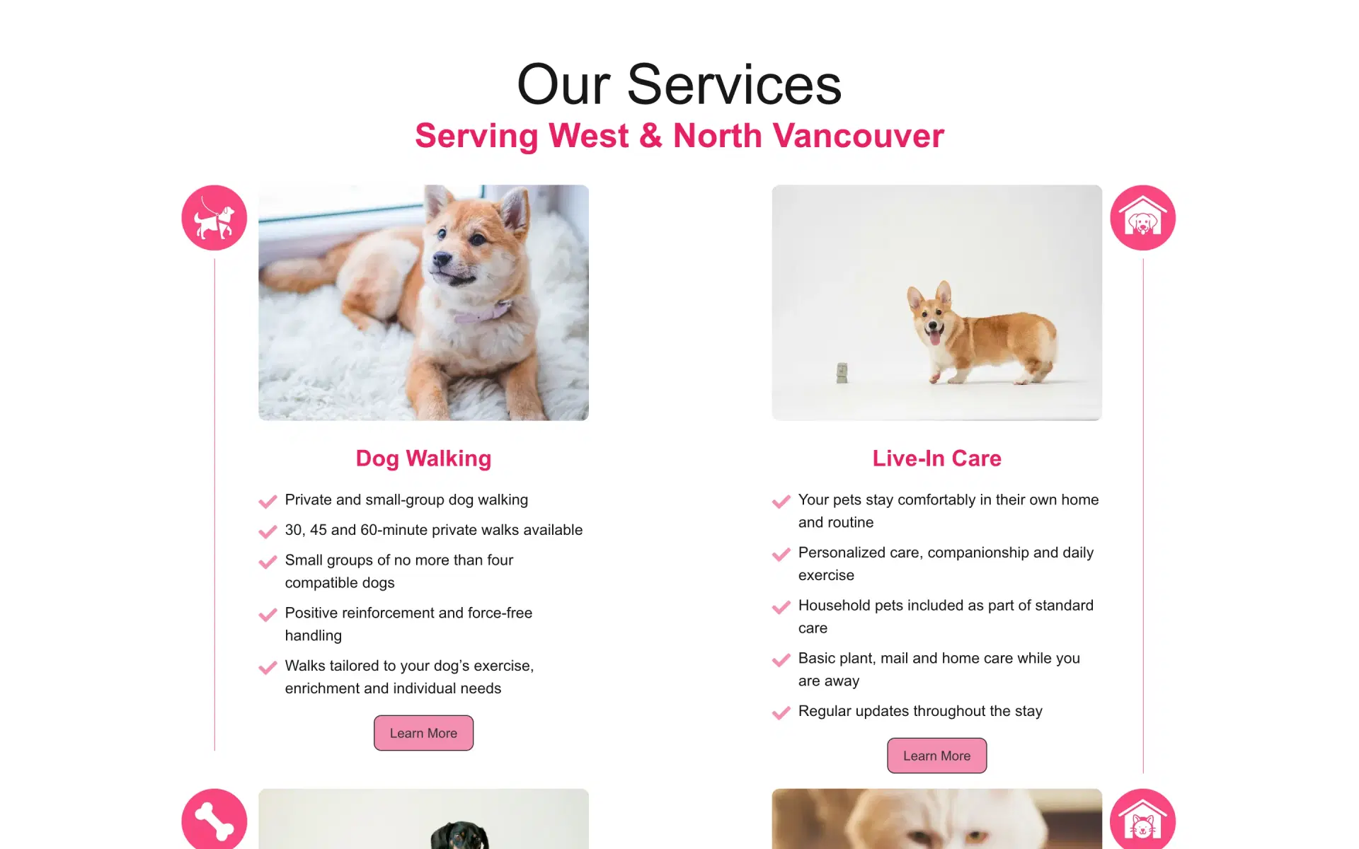 Fairy Dog Mama website screen 3