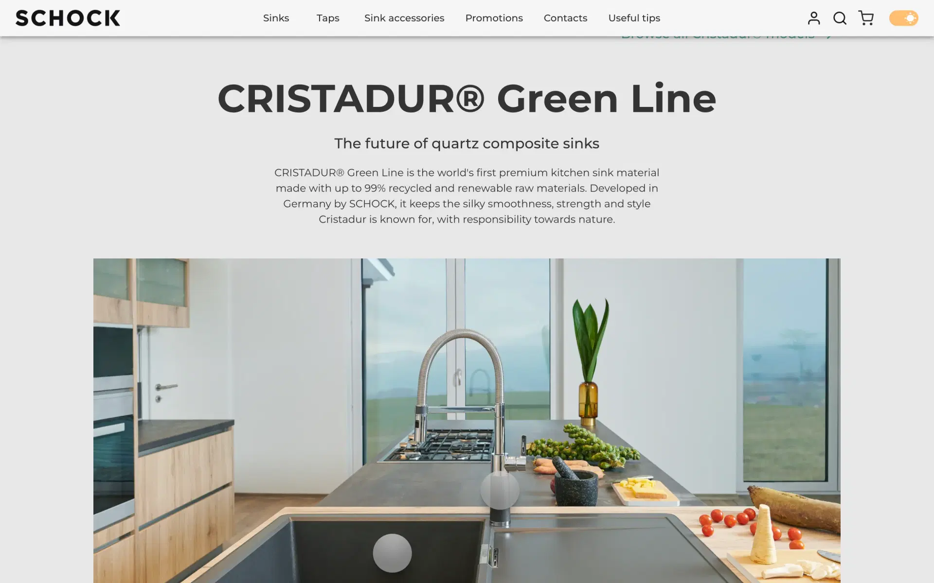 Schock website screen 3